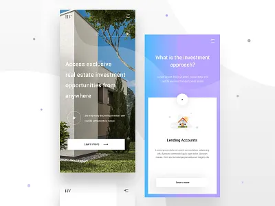 Katipult Client design #4 - Mobile version crowdfunding campaign design mobile mobile app design real estate ui userinterfacedesign web web designe webdesign