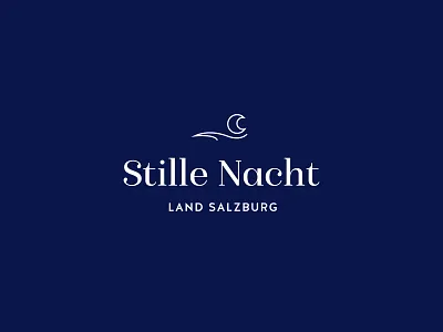 Stille Nacht Logo austria blue branding christmas design graphic design logo silent night typography winter