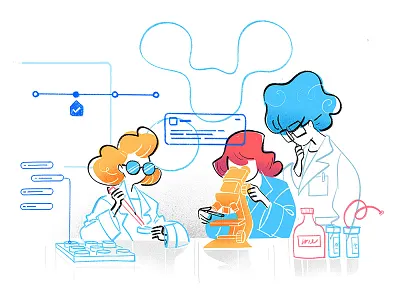 Young Scientists experiment genius lab laboratory research science student young