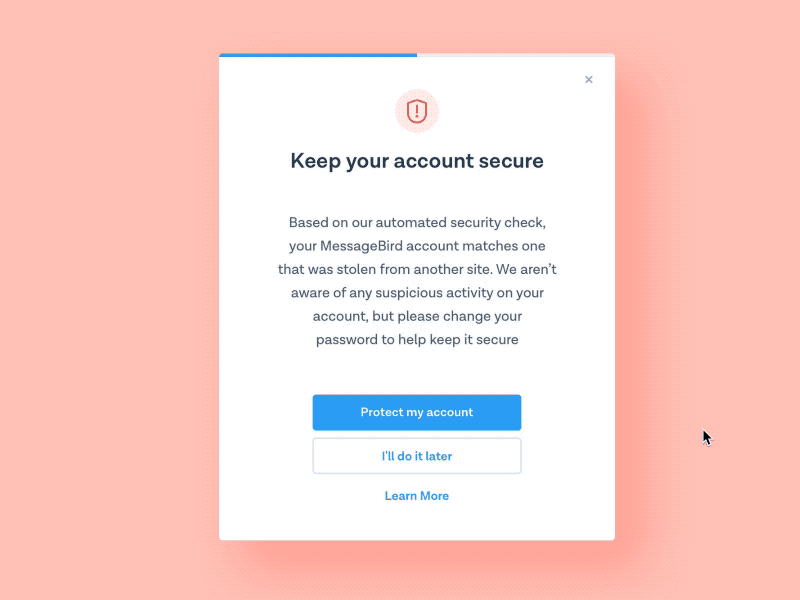 Password Protection dashboard passwords protection security ui
