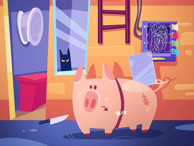 Mechanic adventure adventure game cartoon character characterdesign fun illustration puzzle spovv