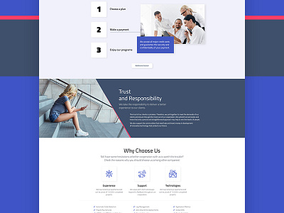 Advertising Agency "TAU" clean design home landing logo typography ui ux web weblium website