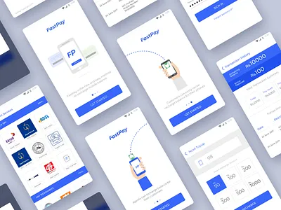 Fastpay - Mobile balance topup and payment concept app android concept payment topup ui