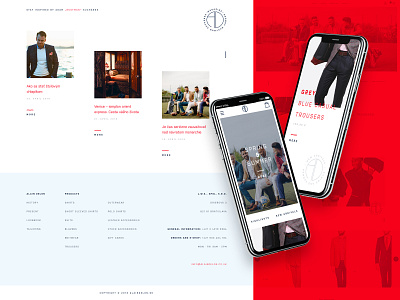 Alain Delon Concept concept ecommerce eshop fashion ui ux webdesign