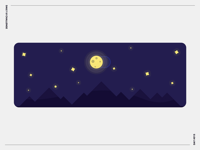 On/Off Switch dailyui dark day illustration light moon night off on sun switch ui ux