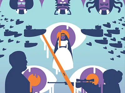 Cropped poster for an Afrofuturist poster exhibition afrofuturist art comics filmposter pfunk vector