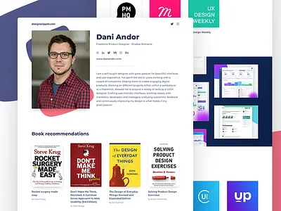 designsnippet.com - Redesign design homepage interface landing page redesign ui user experience user interface ux web design website
