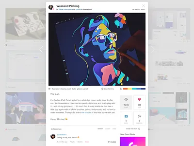 Dribbble - UI Ideas dribbble ideas ui web website