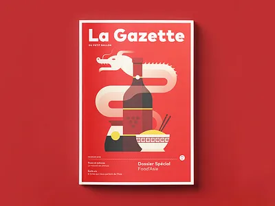 La Gazette February 2018 asia chinese chopsticks cover dragon editorial food grapes magazine sauce soy wine