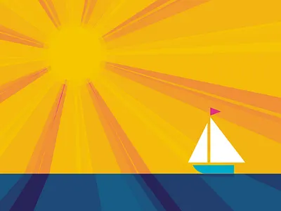 Summer Sailing sail sailboat sailing summer sun sunny sunshine water