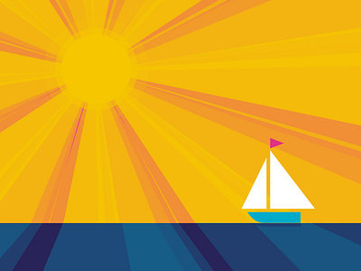 Summer Sailing sail sailboat sailing summer sun sunny sunshine water