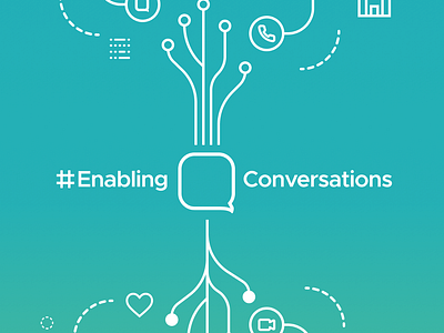 Qiscus Notebook Cover cover illustration notebook outline