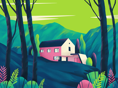 Home - 26 architecture hiwow home house illustration