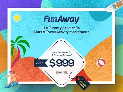 Turnkey Solution branding design character design creative design illustration onboarding travel activity ui and ux vector design