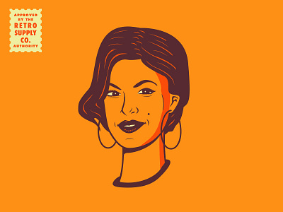 Thank you! adobe illustrator drawing eva mendes growcase illustration learn to draw masterclass retro supply co tutorial vector portrait webinar