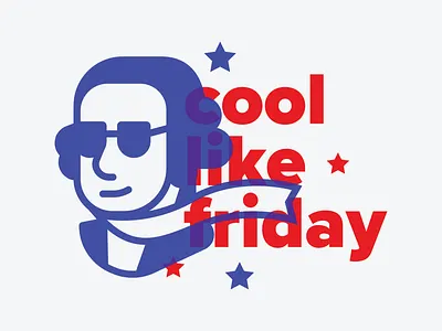 Cool George Washington badge design drawing emblem flat flat design fun george washington graphic graphic design icon illustration illustrator logo minimal minimalism president simple typography vector