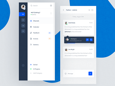 Vision App app clean design ios mobile modern simple ui ux