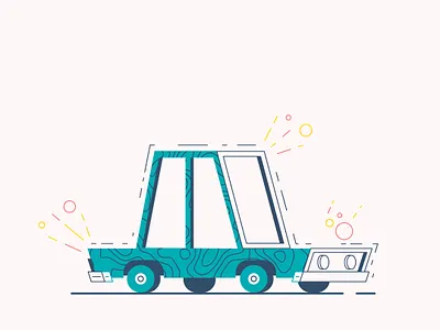 Snapp motion design, illustration. cab car illustration internet taxi motion motion design snapp taxi topography