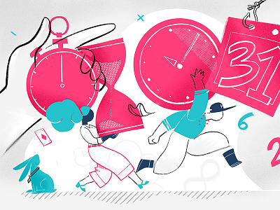 ASAP cool fast illustration numbers quick running speed time timeless watch
