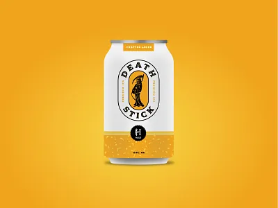 Haus - Death Stick beer branding brewery can design identity illustration logo packaging typography ui ux