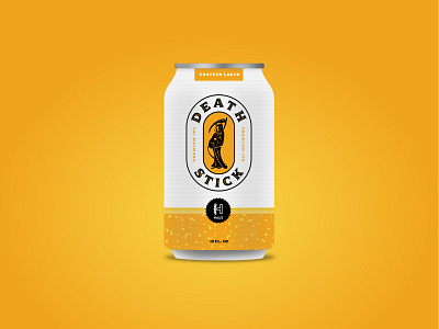 Haus - Death Stick beer branding brewery can design identity illustration logo packaging typography ui ux