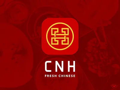 Chinese Food Logo asian asian food character chinese chinese characters chinese food clean design icon iconapp identity letter logo logo design logo designer logotype ornament red typography yellow