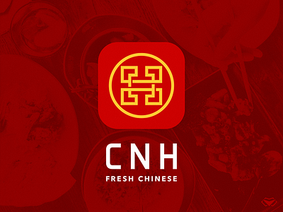 Chinese Food Logo asian asian food character chinese chinese characters chinese food clean design icon iconapp identity letter logo logo design logo designer logotype ornament red typography yellow