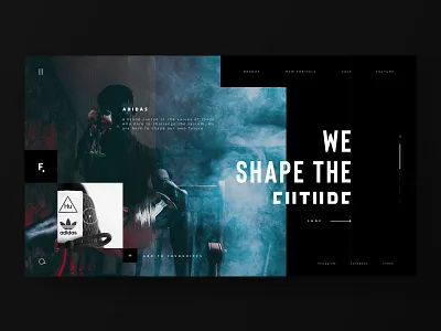 FAZE design fashion product concept ui ux web website