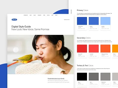 Petmate Digital Style Guide animal bird brand guide branding cat design digital guide dog guide iconography icons jeffzepeda style guide styleguides typography ui