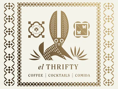 El Thrifty butterfly carolina cocktail coffee food leaves mexican mexico palm rabbit restaurant
