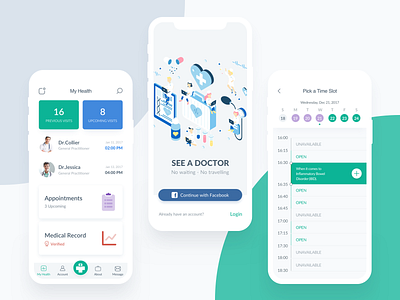Doctor Doctor App design doctor app medical app ui ux