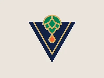 Victory Brewing beer brew brewery hops icon logo victory