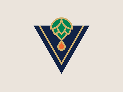 Victory Brewing beer brew brewery hops icon logo victory