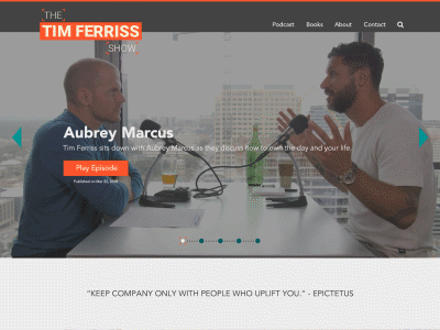 Tim Ferriss Show after effects animation graphicdesign illustraor photoshop podcast sketch app ui ux webdesign