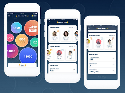 Mobile game/app adrenaline android app design game gratification instant ios mobile rush ui ux