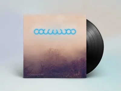 Collusion Album Cover album album cover album cover design album covers band art branding cover art cover design design illustration local logo typography