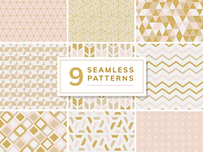 rosegold seamless pattern set rosegold seamless seamless pattern