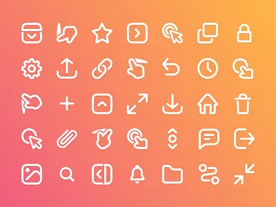 Prott 2 - Icon set branding documentation guide icons icons set