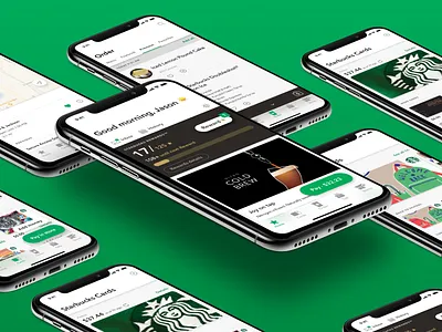 Five dot whoa app design ios starbucks ux