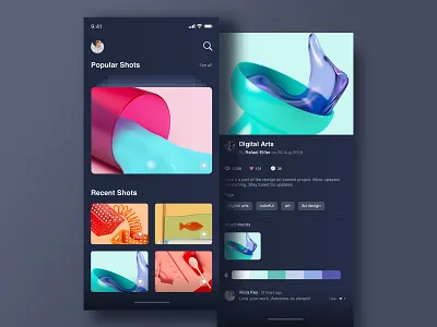 Daily Inspiration design interface ios social ui