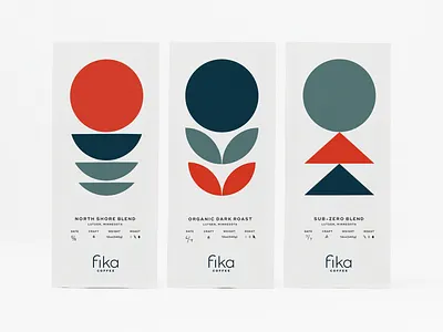 fika bags christmas tree coffee flower lake minimal nature sawtooth mountains sun