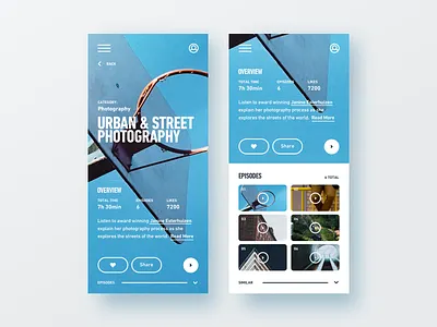Podcast Mobile Art Direction app cards channel design mobile mobile app music podcast series ui ux web