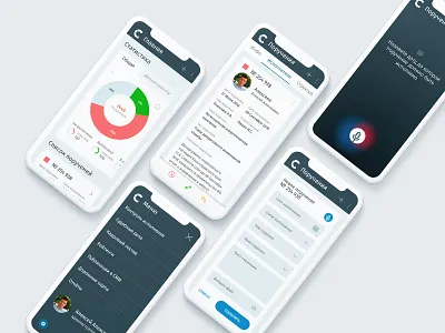 Mobile concept SIP app design flat ios ui uiux ux web web design website