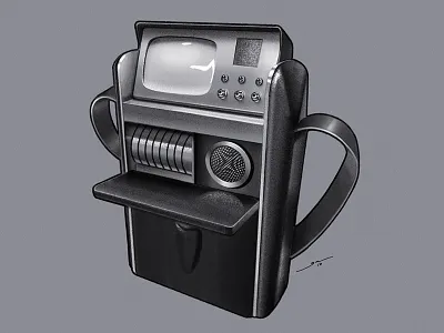 Star Trek TOS: Tricorder ios ipad linea linea sketch pencil scifi star trek