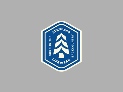 Standard Apparel apparel badge outdoors patch pine tree tree