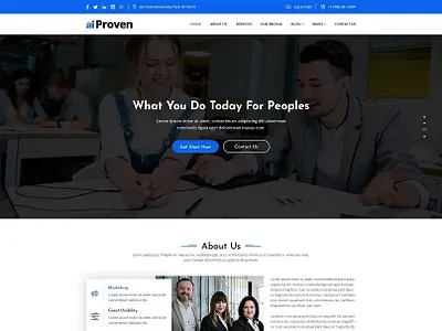 Business Psd Template blue business psd design psd psd design psd template psd templates ux webdesign websitedesign