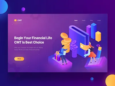 CMT 2.5d color design illustrate illustration web
