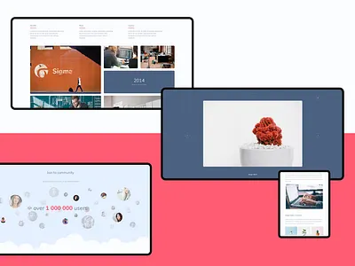 Sigma — App Showcase HTML Template app application showcase clean editable vector mockups free layered psd html template landing page minimal mobile modern presentation software web