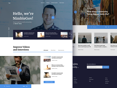 Website design - MVP clean design fun minimal playlist typography ui ux videos website websiteconcept
