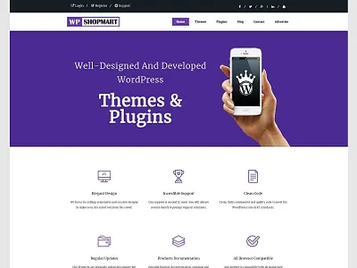 Themes For WordPress - Wpshopmart marketplace